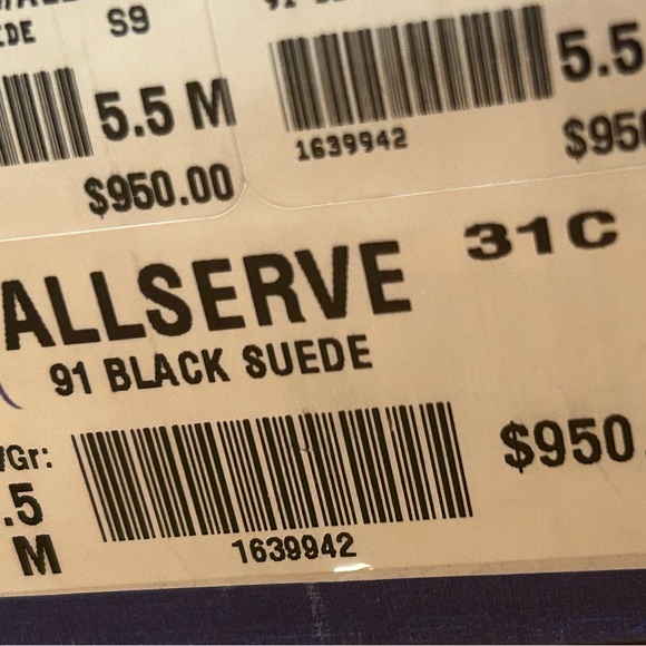 Stuart Weitzman Black Suede US6 - Picture 3 of 4